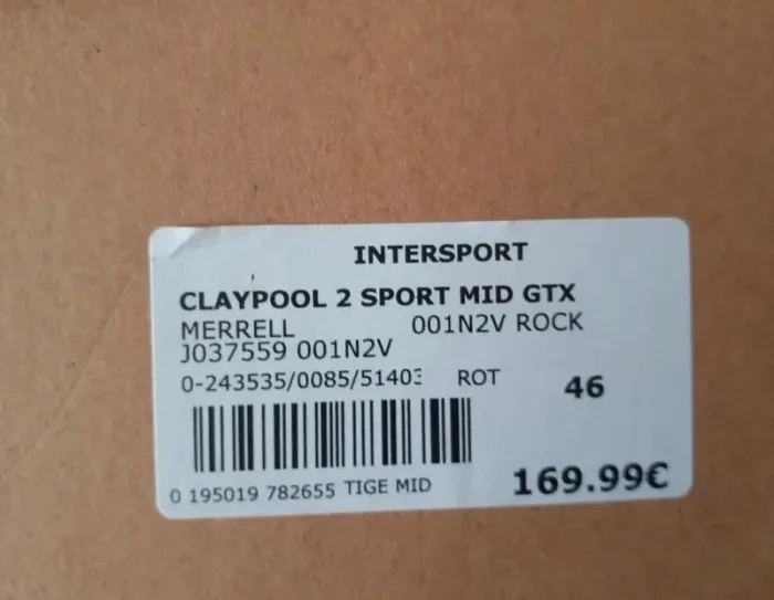 Merrell Claypool 2 sport mid goretex - photo numéro 7