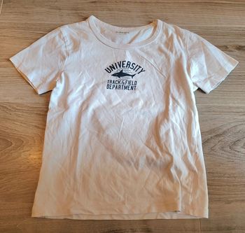 Tee-shirt blanc MC Vert Baudet 6 ans