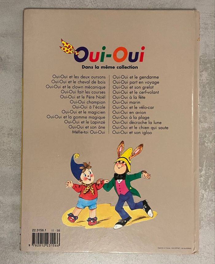 Livre Oui Oui - photo numéro 2