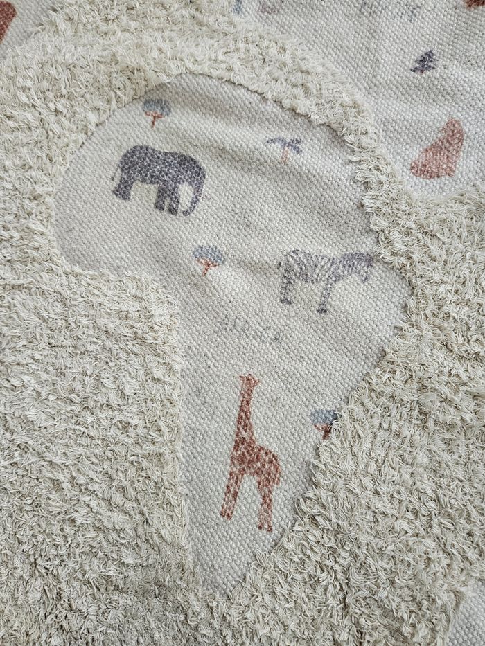 Tapis AFK living beige 140×140cm - photo numéro 5