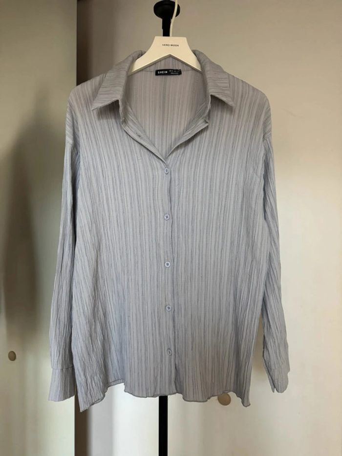 Chemise vieux bleu XS shein Shein Beebs by Kiabi