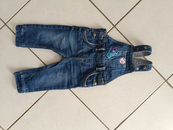 salopette en jean garçon 12 18 mois fagottino