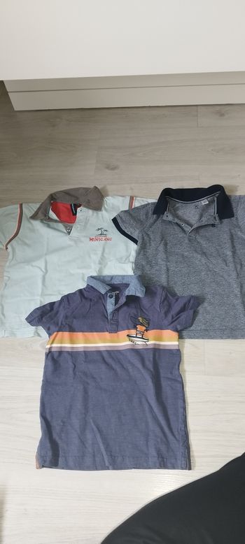 Lot polos garçon 