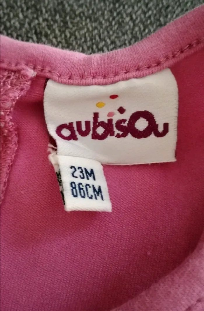 Haut manches longues + Robe + Salopette - Fille 23 mois. - photo numéro 8