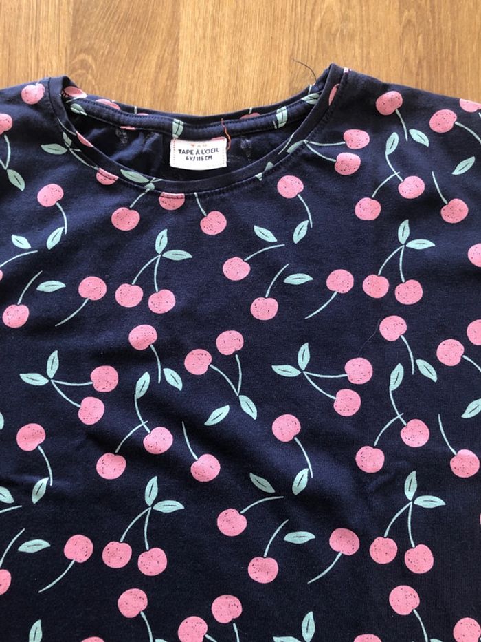 T-shirt cerise 6 ans - photo numéro 2