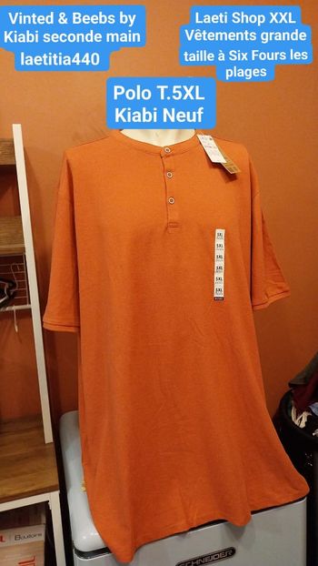 Polo homme T.5XL Kiabi