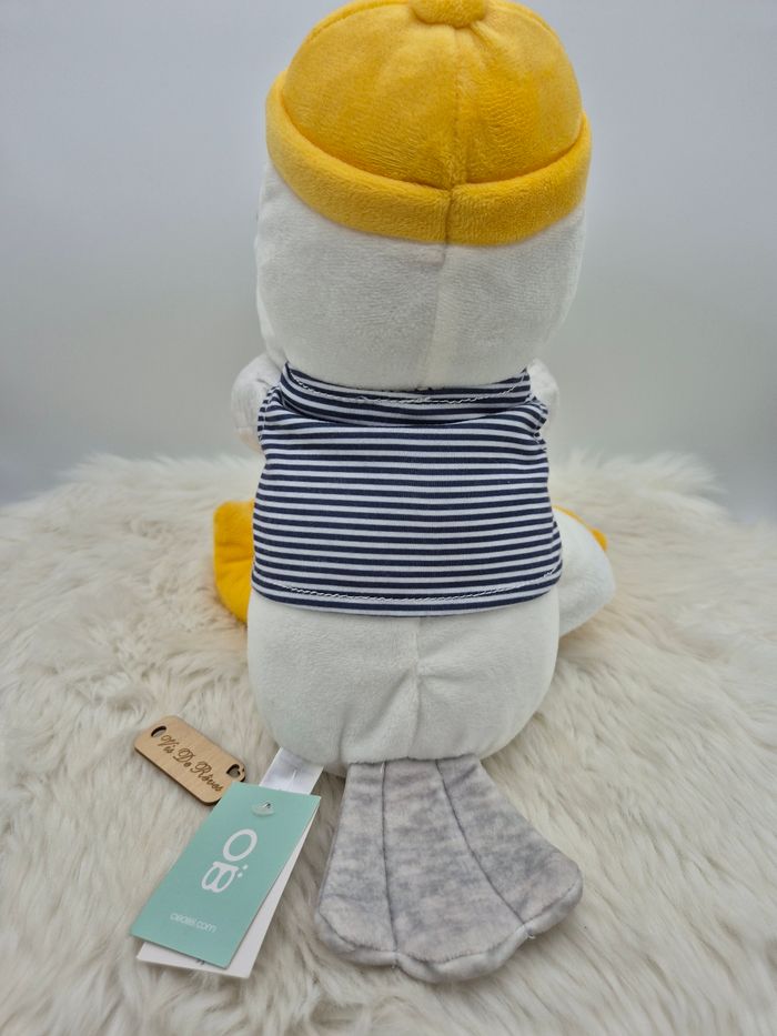 Doudou peluche et plaid Goéland Mouette Obaïbi - photo numéro 4