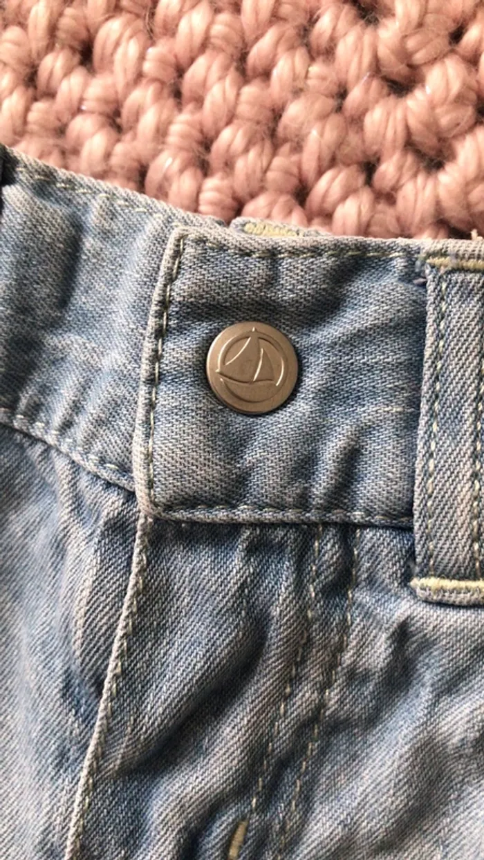 Short en jean 3mois - photo numéro 3