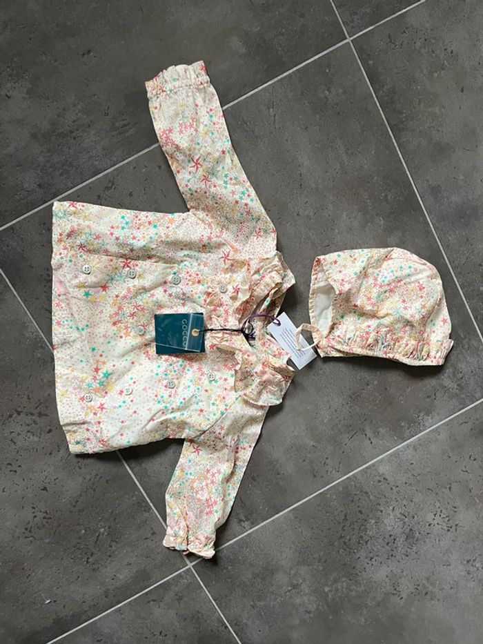 3/6 mois - ensemble liberty neuf !