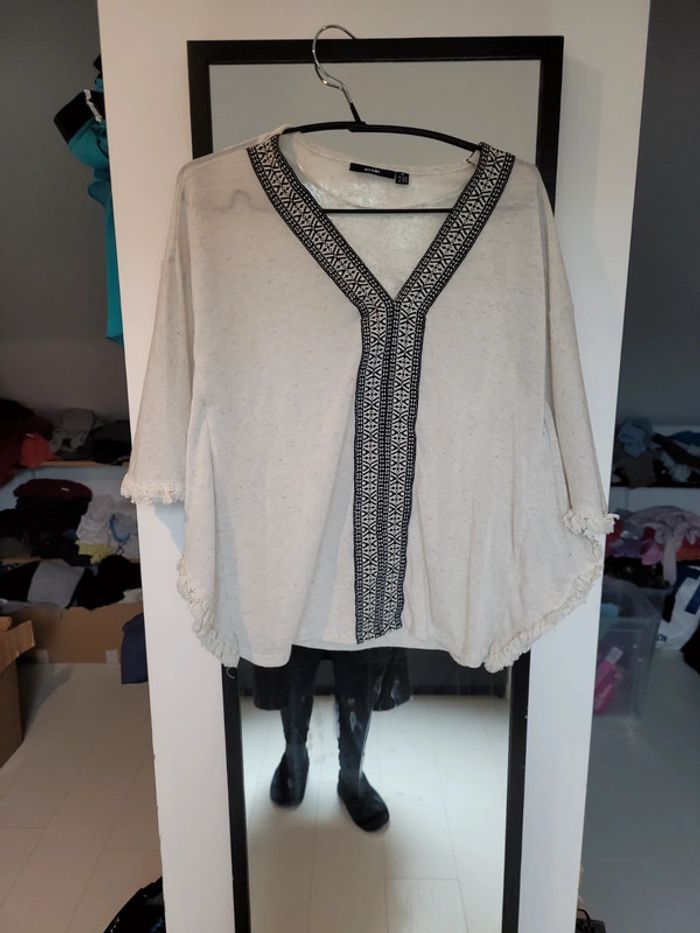 Tee shirt poncho kiabi m