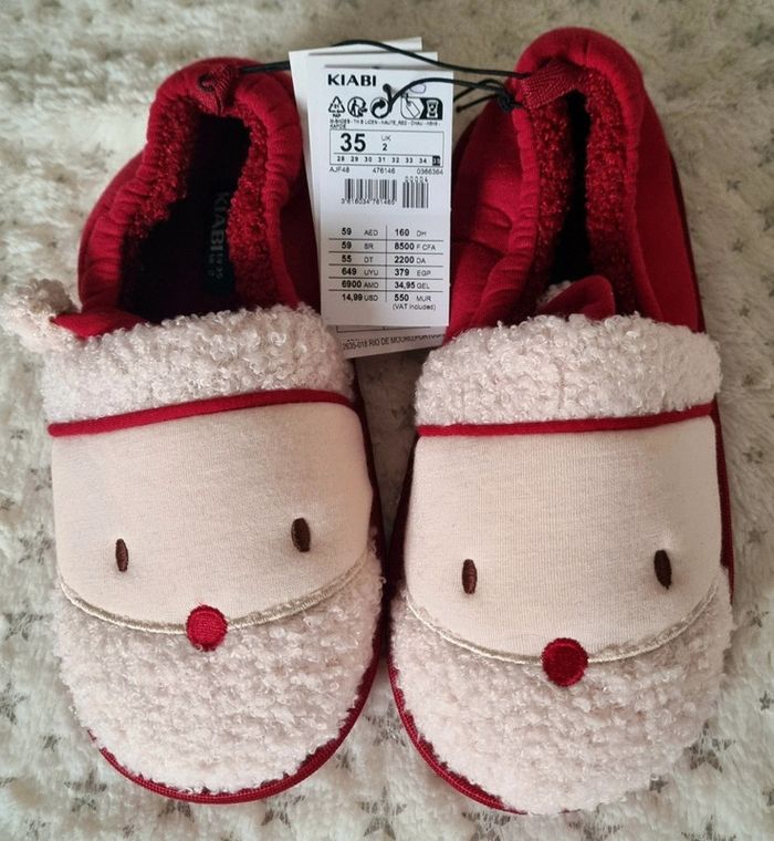 Pantoufles  de Noël neuves