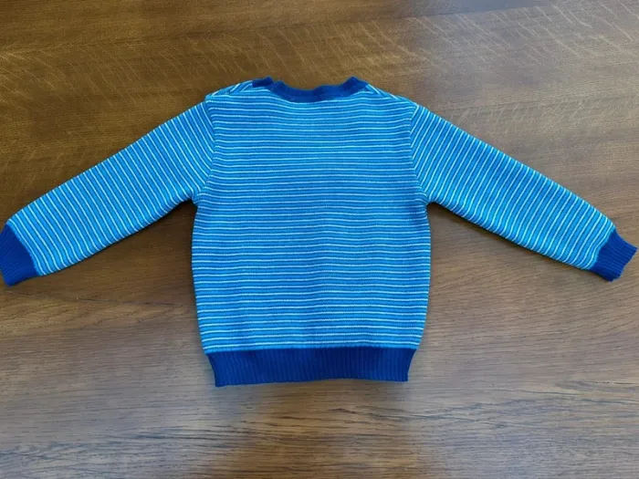 Pull rayé blue Crylor 2 ans - photo numéro 7