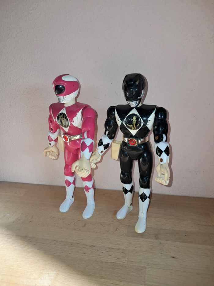 Bandai Power Rangers Mighty Morphin 1993 rose et noir - photo numéro 6