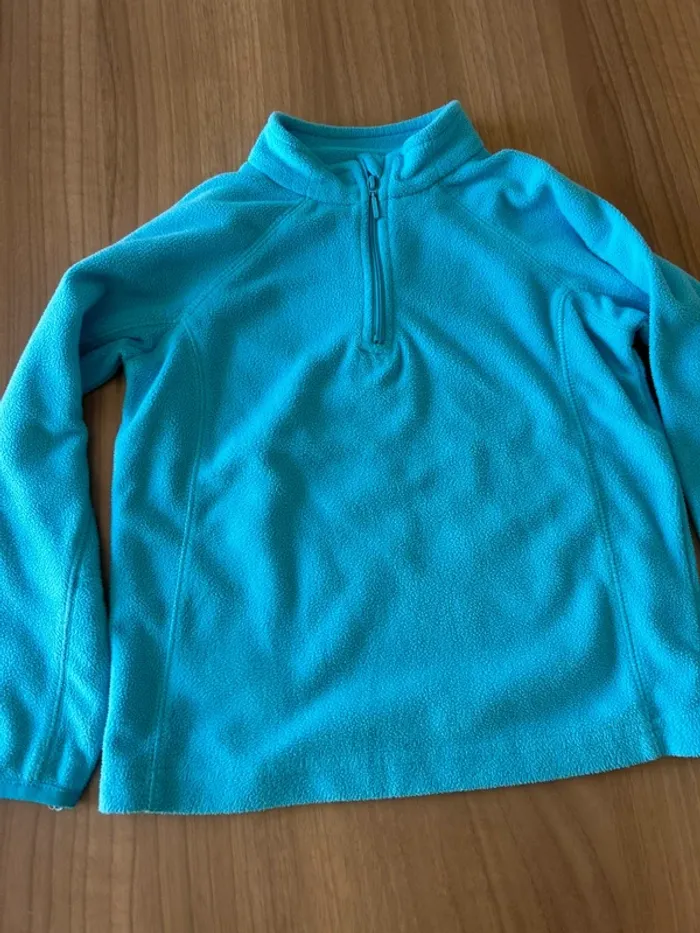 Pull polaire bleu 5 ans - photo numéro 2