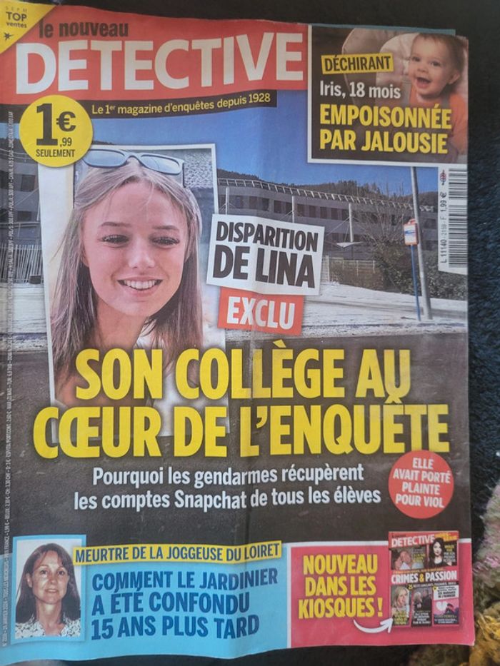 Lot de 10 magazines le nouveau detective - photo numéro 5