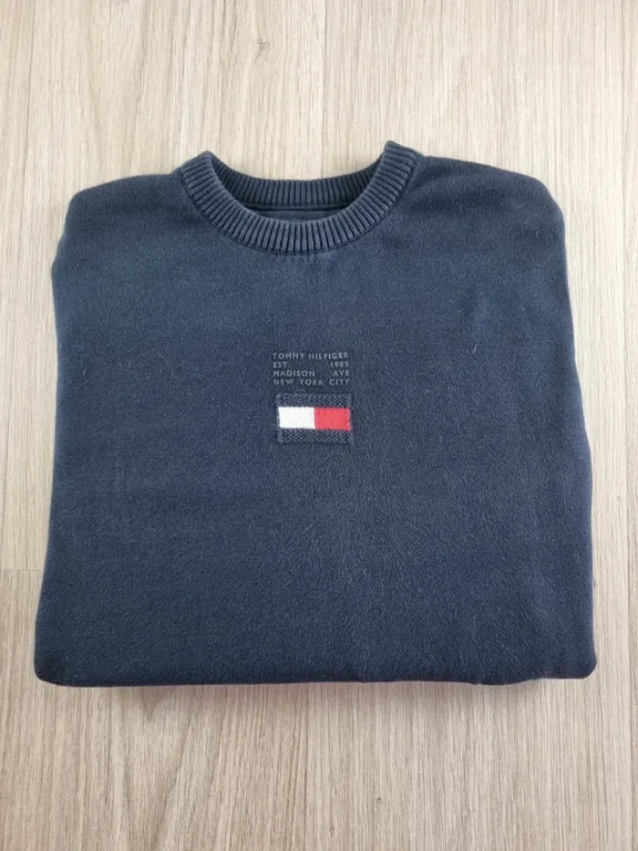 Pull bleue Tommy Hilfiger Enfant 9-10 ans