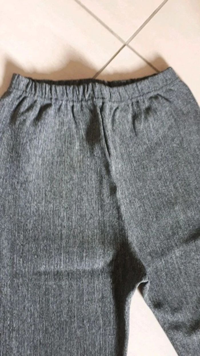 Legging vintage gris - Taille S - photo numéro 2