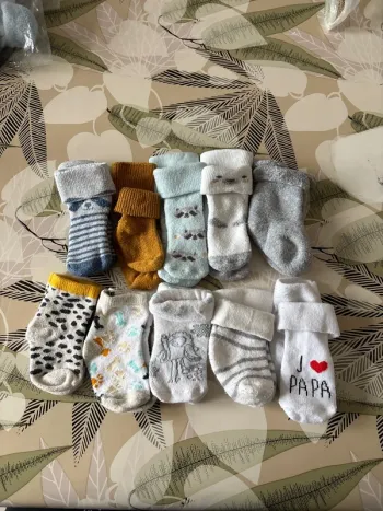 Lot de 10 chaussettes, 6- 12 mois