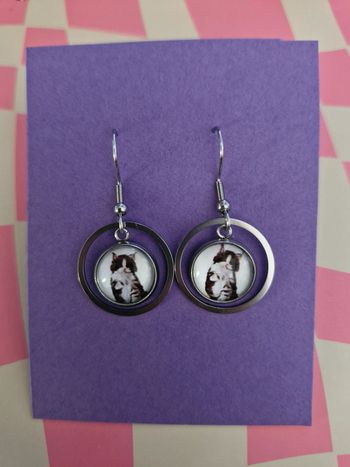 Boucles d’oreille chat
