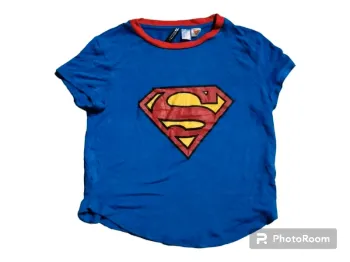 Tee-shirt crop top super man H&M taille XS