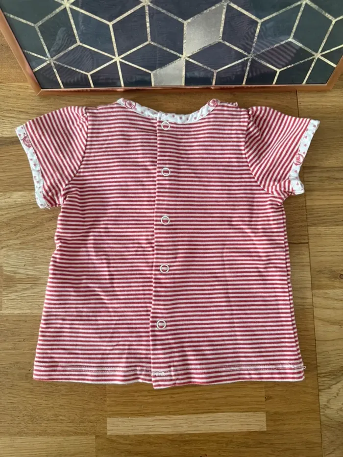 T-shirt marinière Sergent Major fille 6 mois - photo numéro 10