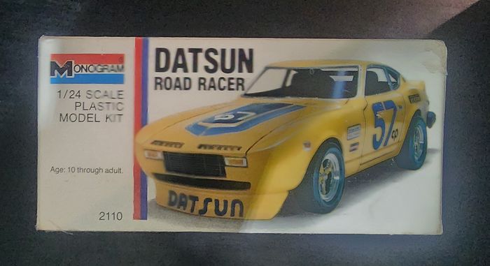 maquette vintage monogram datsun road racer 1/24 (datsun 280z/260z) - photo numéro 6