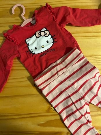 Ensemble hellokitty 1 mois body+pantalon