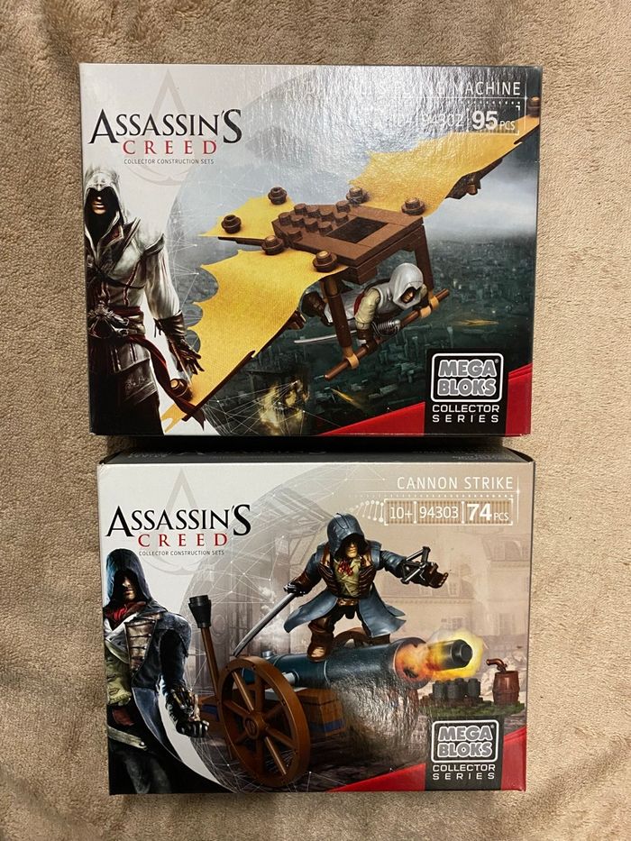 Lot de 2 mega block s assassin’s creed neufs