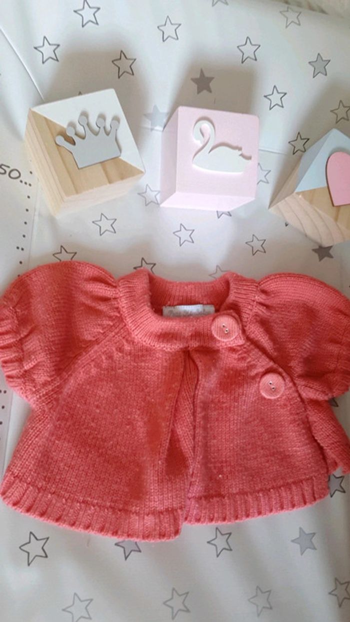 Boléro gilet court 1 mois