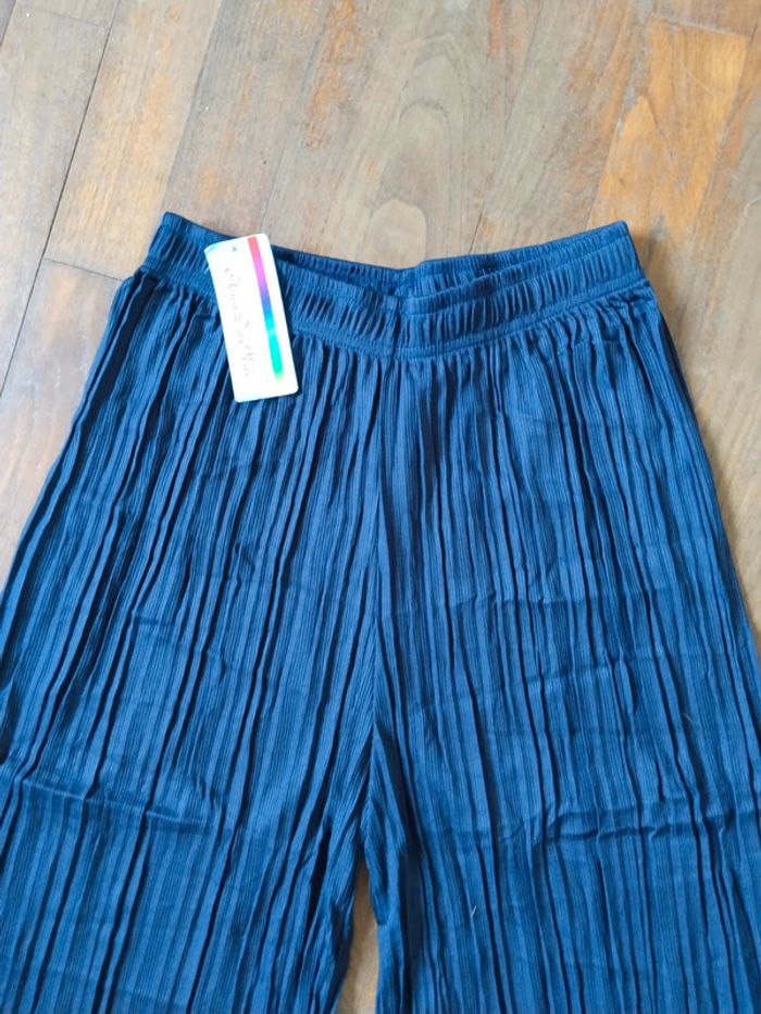 🚨 Liquidation 🚨 pantalon plissé fluide jambes larges femme taille 36 38 40 42 44 46 - photo numéro 5