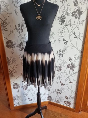 Jupe plissée voile