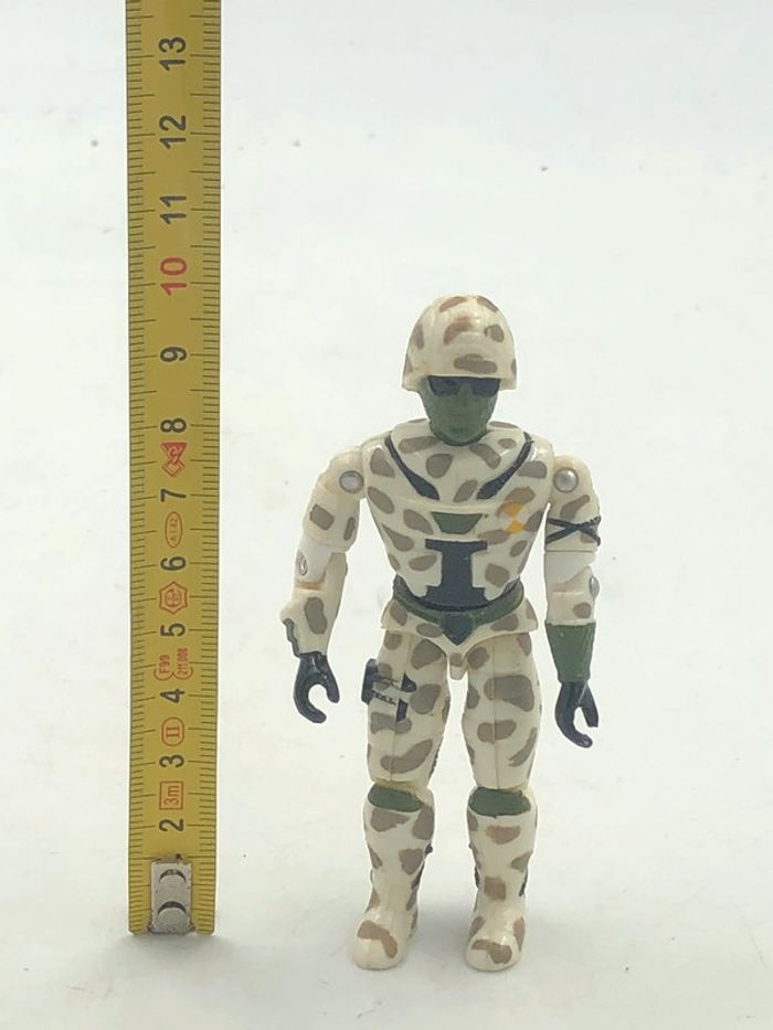 Figurine vintage 1990 The Corps Cyber Cybor Trooper Lanard 3,75 - photo numéro 7