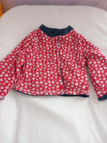 🚼veste bébé réversible 1ans Obaibi