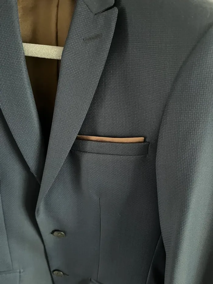 Veste de costume bleu marine - photo numéro 2