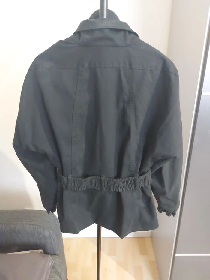 Veste femme noir Carling taille 38/M avec ceinture neuf sans étiquette - photo numéro 2