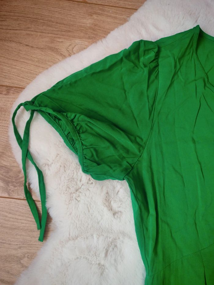 Robe longue Asymétrique les petites bombes verte 42 - photo numéro 5