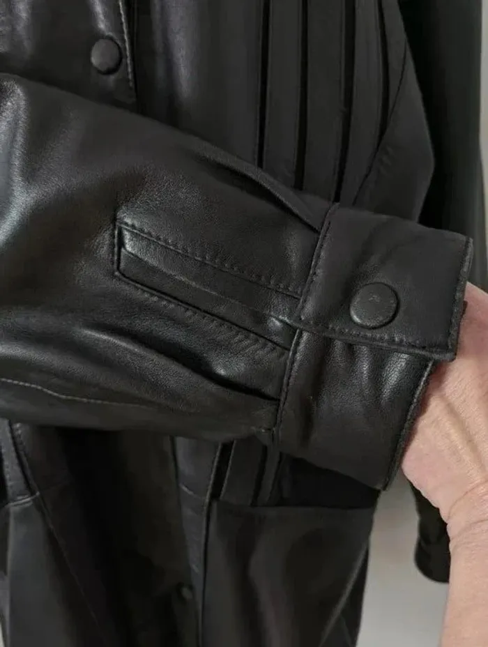 Blouson vintage en cuir agneau - La Richarde - taille 44 - photo numéro 10