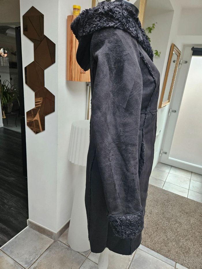 Yessica Manteau chaud noir taille S - photo numéro 5