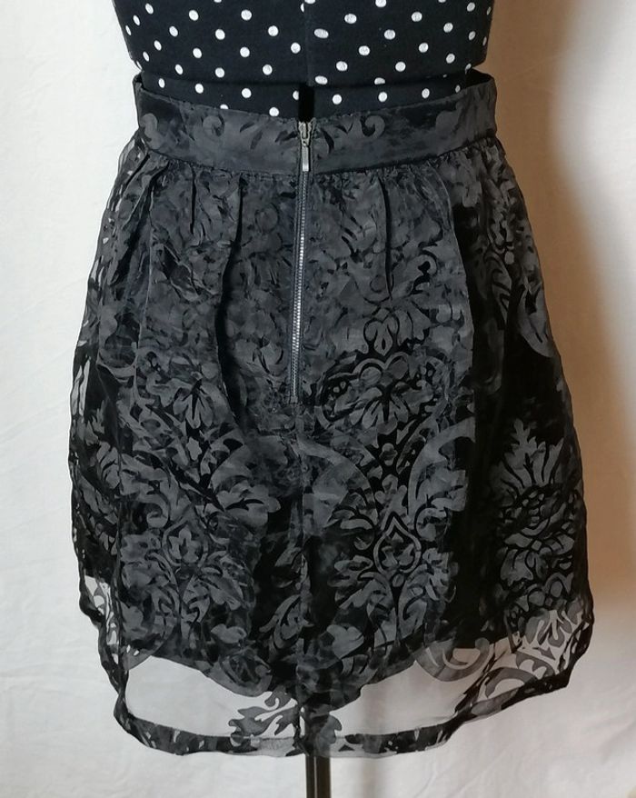Jupe courte unie noire chic Taille 38 Nafnaf - photo numéro 8