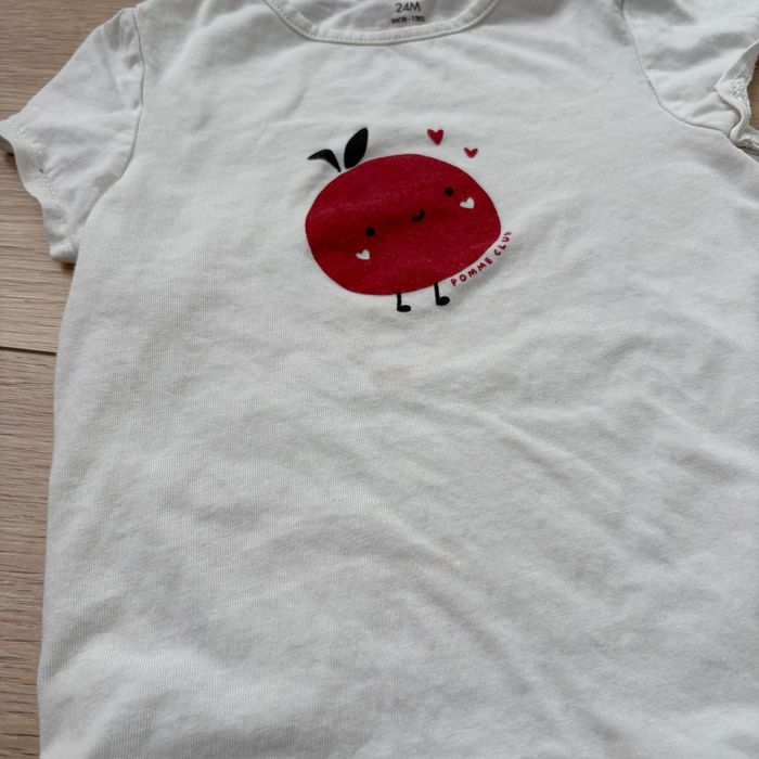 Lot 2 t-shirts fille 23-24 mois 86 cm - photo numéro 3
