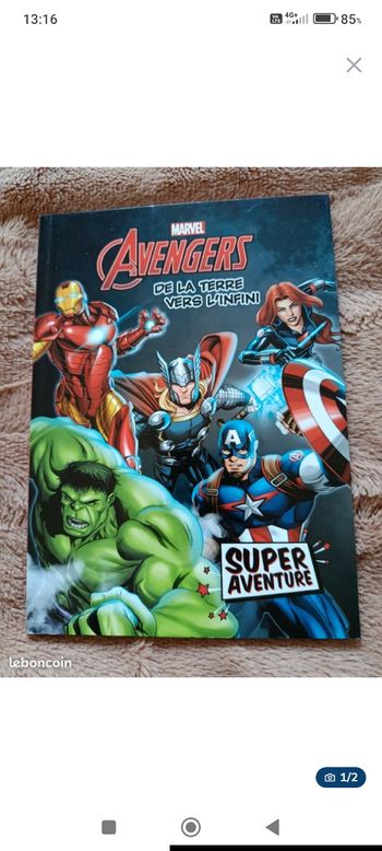 Vend livre avengers 