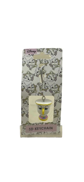 Porte clés 3 D Disney la belle et la bête / Beauty and the Beast tasse neuf