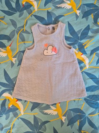 Robe sans manches grise Orchestra - 1 mois 54 cm