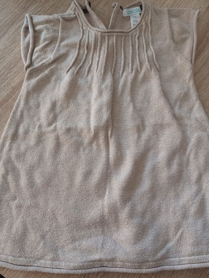 Robe dorée 12 mois obaibi