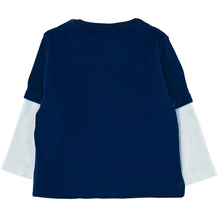 T-Shirt à manches longues 3 mois en coton Petit Bateau - photo numéro 2