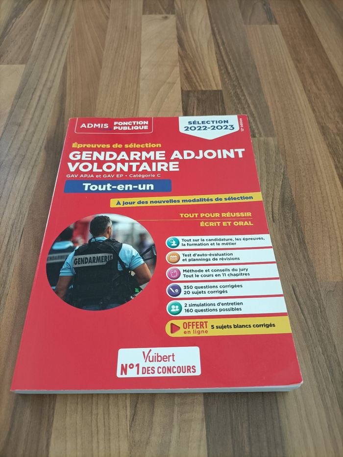 Livre préparation concours gendarme adjoint volontaire Gav #concoursgendarmerie - photo numéro 2