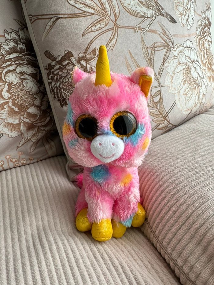 Peluche ty licorne