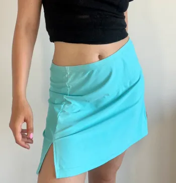 Jupe de plage bleue turquoise taille M