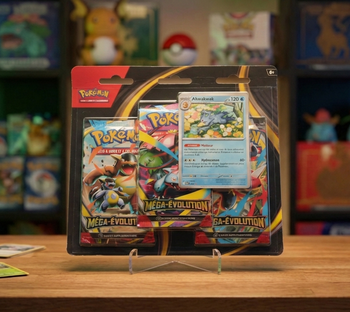 Tripack Pokémon ME01 "Méga Evolution" - Neuf & Scellé - Promo Akwakwak