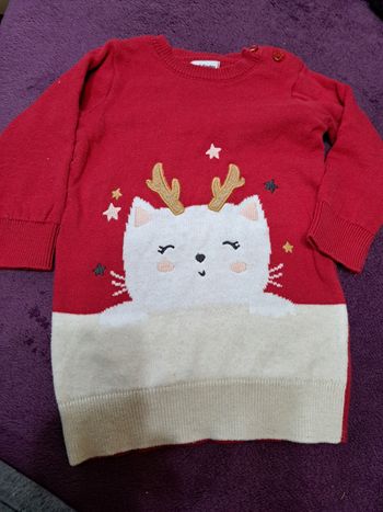 Robe de Noël bébé fille 6 mois